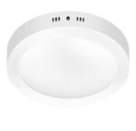 PLAFON LED EXT 12W REDONDO LUZ FRIA/BLANCA