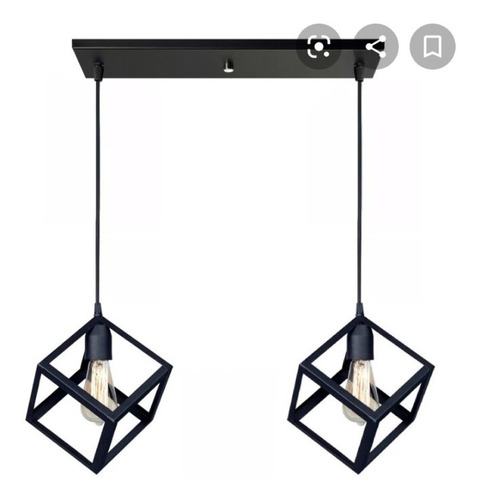 D_NQ_NP_816283-MLA41847479425_052020-O Colgante 2 luces cubo - Imagen 1
