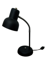 Lampara escritorio mesa flexible negra