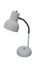 Lampara escritorio mesa flexible blanca