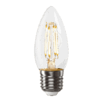 Lampara LED 4W filamento luz calida