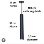 colgante tubo blanco - Imagen 2