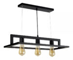 Colgante hierro 3 luces