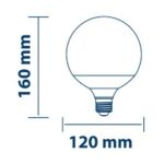 Globo 20w luz calida dimerizable - Imagen 2